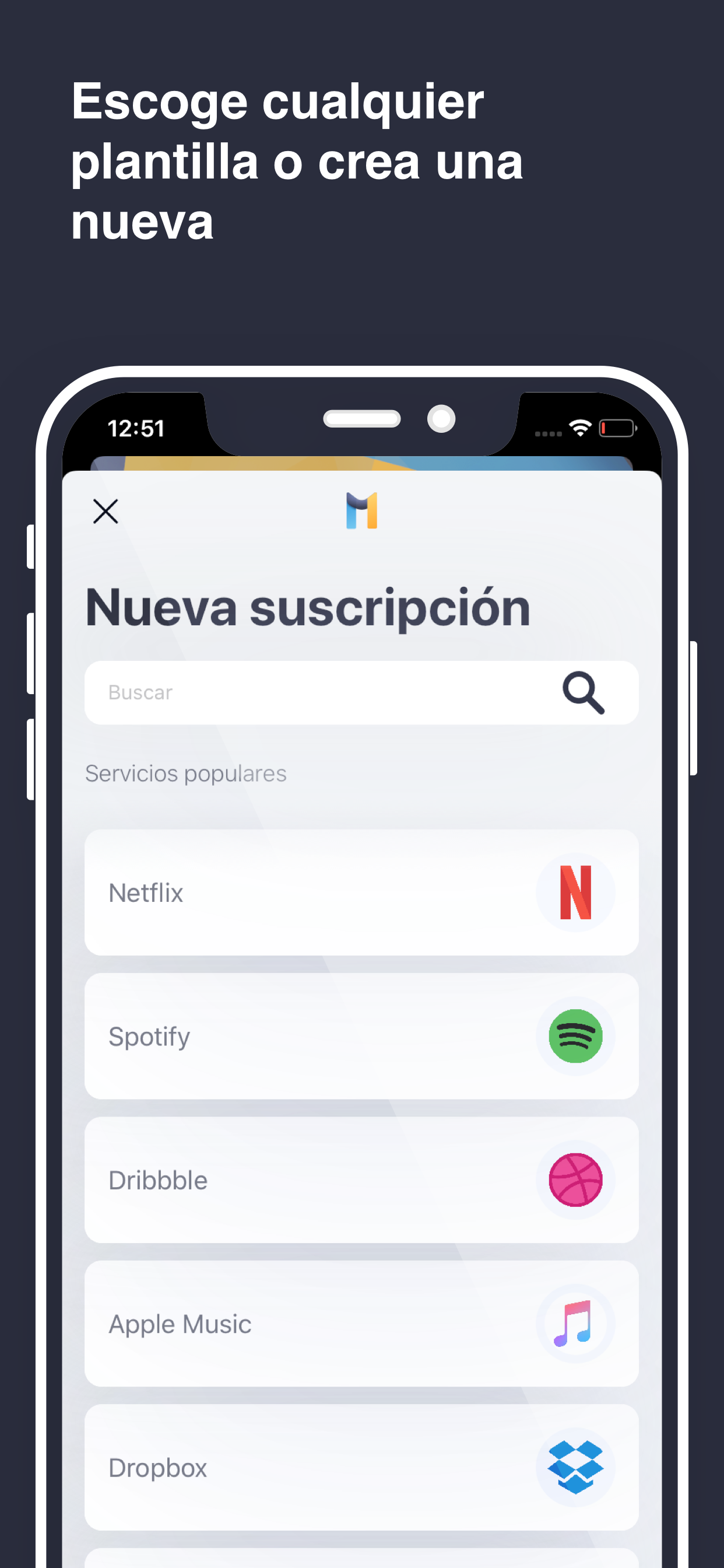 Pantalla de estadisticas y porcentajes dentro de Mysu
